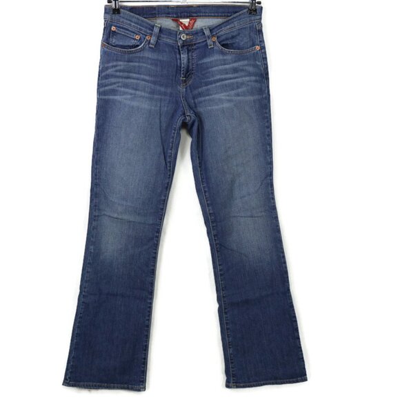 Lucky Brand Denim - Lucky Brand Mid-Rise Flare Womens Jeans Size 8 29‎ x 32 Regular Stretch